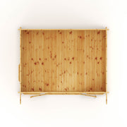 4m x 3m Curved Roof Log Cabin - 44mm - Rogey