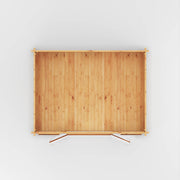 4m x 3m Home Office Studio - 44mm (UPVC Windows & Door) - Oak - Rogey