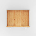 4m x 3m Home Office Studio - 44mm (UPVC Windows & Door) - White - Rogey