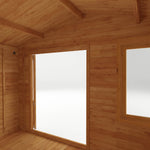 4m x 3m Retreat Log Cabin - 44mm - Rogey