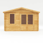 4m x 3m Retreat Log Cabin - 44mm - Rogey
