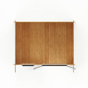 4m x 3m Retreat Log Cabin - 44mm (UPVC Windows & Door) - Grey - Rogey