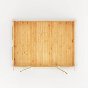 4m x 3m Studio Pent Log Cabin - 34mm - Rogey