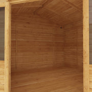 4m x 4m Corner Log Cabin - 28mm - Rogey
