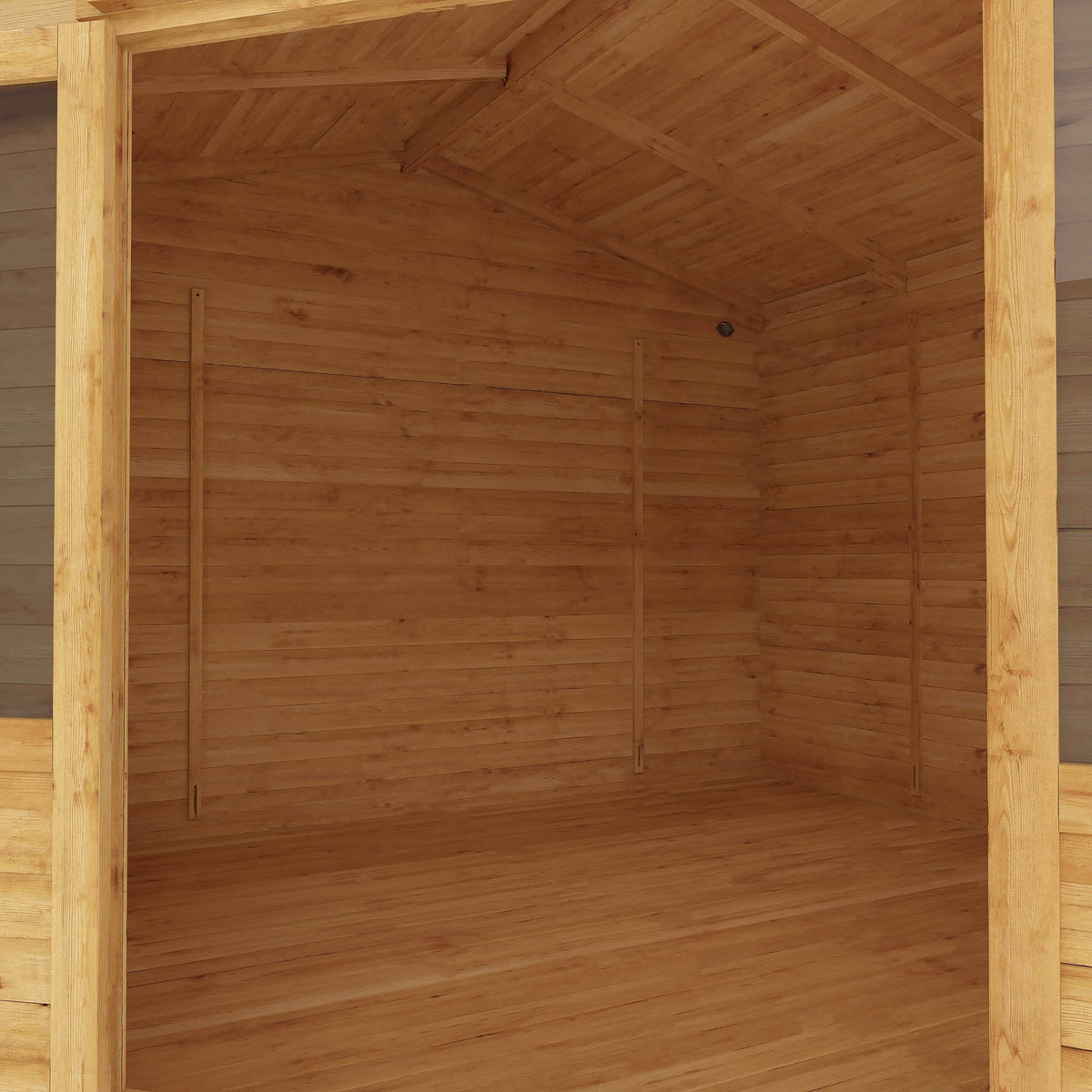 4m x 4m Corner Log Cabin - 34mm – Rogey