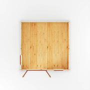 4m x 4m Home Office Elite - 44mm (UPVC Windows & Door) - Oak - Rogey