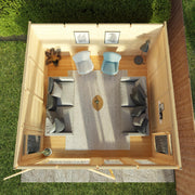 4m x 4m(D) Insualted Garden Room - Rogey