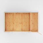 5.1m x 3m Home Office Studio With Side Shed - 44mm (UPVC Windows & Door) - White - Rogey