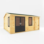 5.1m x 4m Home Office Elite - 44mm (UPVC Windows & Door) - Grey - Rogey