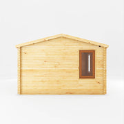5.1m x 4m Home Office Elite - 44mm (UPVC Windows & Door) - Oak - Rogey