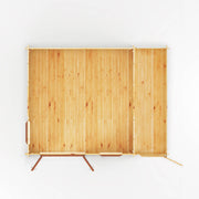 5.1m x 4m Home Office Elite - 44mm (UPVC Windows & Door) - Oak - Rogey