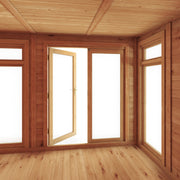 5m x 3m(D) Insulated Garden Room with Side Shed - Rogey