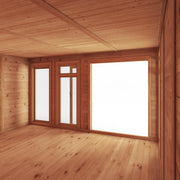 5m x 4m(D) Insulated Garden Room with Side Shed - Rogey