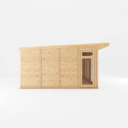 5m x 4m(D) Insulated Garden Room with Side Shed - Rogey