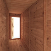 5m x 4m(D) Insulated Garden Room with Side Shed - Rogey