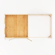 6m x 3m Studio Pent Log Cabin With Patio Area - 44mm - Rogey