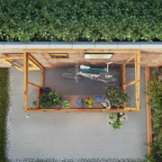 8 x 4 Premium Lean Too Greenhouse - Rogey