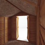 8 x 6 Overlap Apex - Double Door - Windowless - Rogey