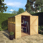 8 x 6 Overlap Apex - Single Door - Rogey
