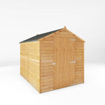 8 x 6 Overlap Apex - Single Door - Windowless - Rogey