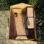 8 x 6 Overlap Apex - Single Door - Windowless - Rogey