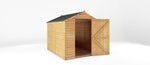 8 x 6 Overlap Apex - Single Door - Windowless - Rogey