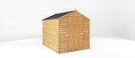 8 x 6 Overlap Apex - Single Door - Windowless - Rogey