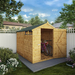 8 x 6 Shiplap Security Apex - Rogey