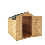 8 x 6 Shiplap Security Apex - Rogey