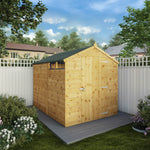 8 x 6 Shiplap Security Apex - Rogey