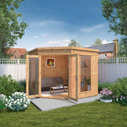 8 x 8 Premium Corner Summerhouse - Rogey
