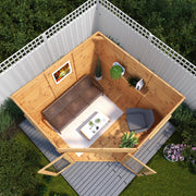 8 x 8 Premium Corner Summerhouse - Rogey