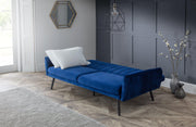 Afina Sofabed - Blue Velvet - Rogey