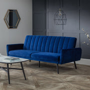 Afina Sofabed - Blue Velvet - Rogey