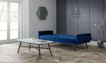 Afina Sofabed - Blue Velvet - Rogey