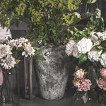 Aged Stone Tall Ceramic Vase - Rogey