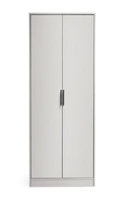 Alba 2 Door Wardrobe - Silk Grey - Rogey
