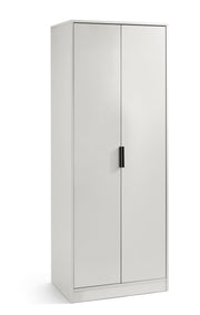Alba 2 Door Wardrobe - Silk Grey - Rogey