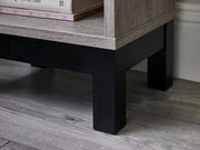 Bali 1 Drawer Bedside - Grey Oak - Rogey