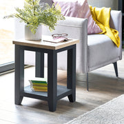 Bordeaux Lamp Table Dark Grey - Rogey