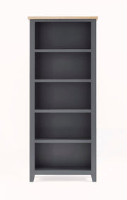 Bordeaux Tall Bookcase Dark Grey - Rogey