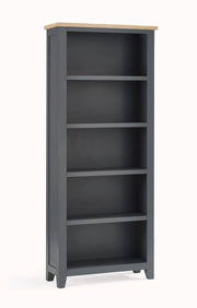 Bordeaux Tall Bookcase Dark Grey - Rogey