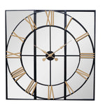 Brooklyn Black And Gold Wall Clock - Rogey
