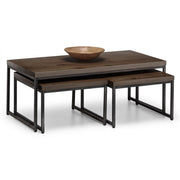 Brooklyn Nesting Coffee Tables - Dark Oak - Rogey
