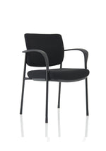 Brunswick Deluxe Medium Back Stacking Visitor Office Chair with Arms - Rogey