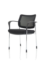 Brunswick Deluxe Medium Back Stacking Visitor Office Chair with Arms - Rogey