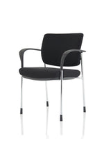 Brunswick Deluxe Medium Back Stacking Visitor Office Chair with Arms - Rogey
