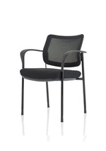Brunswick Deluxe Medium Back Stacking Visitor Office Chair with Arms - Rogey