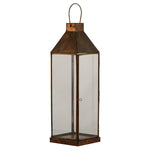 Burnished Brass Medium Lantern - Rogey