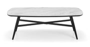 Caruso Marble Effect Coffee Table - Rogey